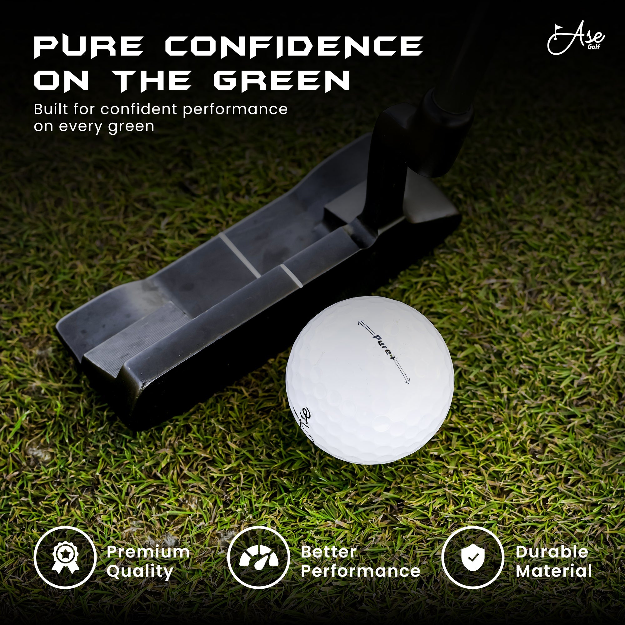 Ase Pure+ Golf Ball