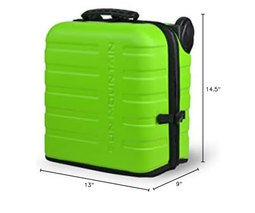 Sun Mountain Kube Golf Travel Bag - 2-Wheel Rolling System, Kube Folding Hard Shell for Easy Storage, Compact Protection & Travel Convenience