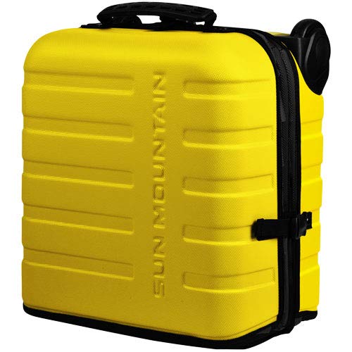 Sun Mountain Kube Golf Travel Bag - 2-Wheel Rolling System, Kube Folding Hard Shell for Easy Storage, Compact Protection & Travel Convenience