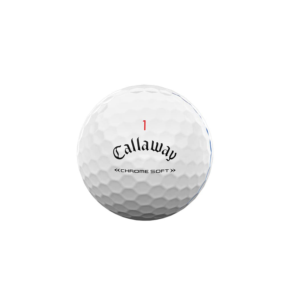 Callaway Golf 2022 Chrome Soft Golf Balls (True Track (Red/Blue)