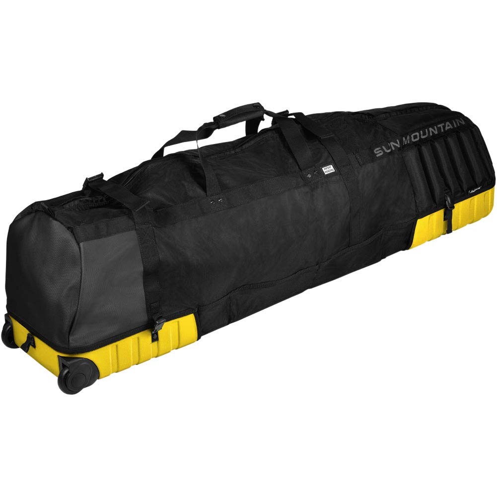 Sun Mountain Kube Golf Travel Bag - 2-Wheel Rolling System, Kube Folding Hard Shell for Easy Storage, Compact Protection & Travel Convenience