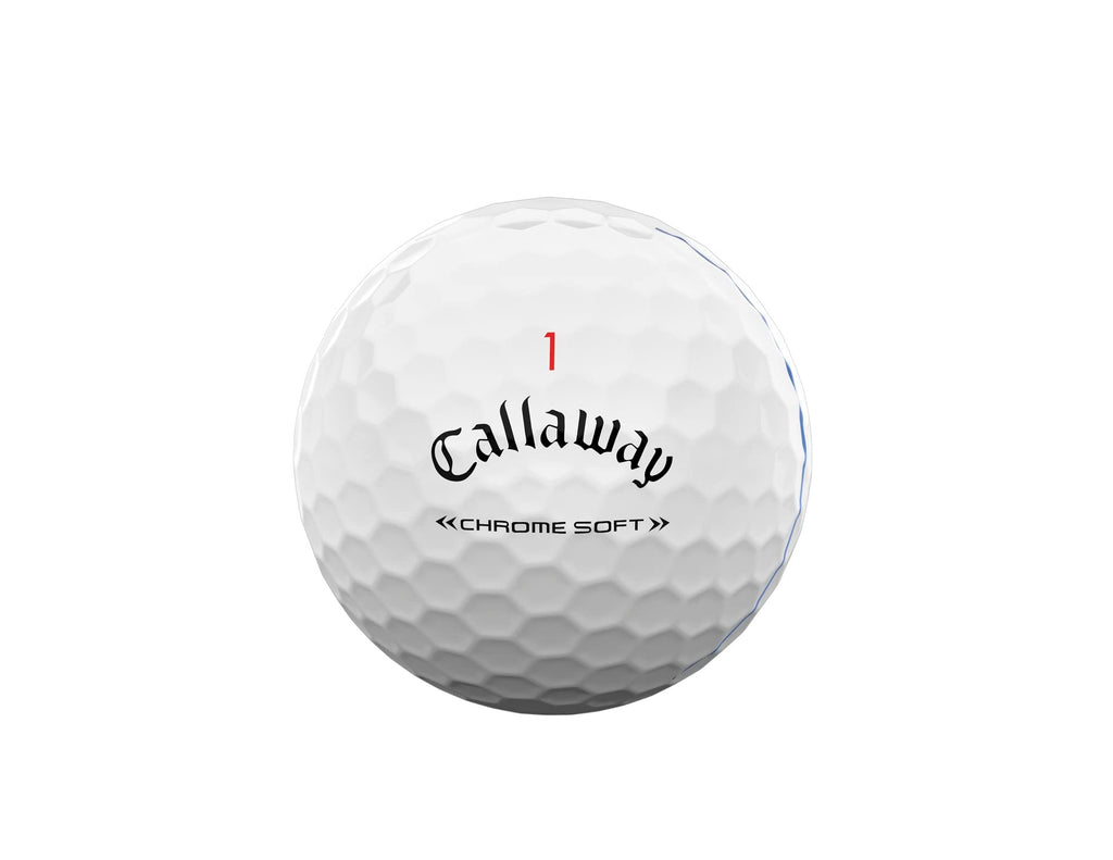 Callaway Golf 2022 Chrome Soft Golf Balls (True Track (Red/Blue)