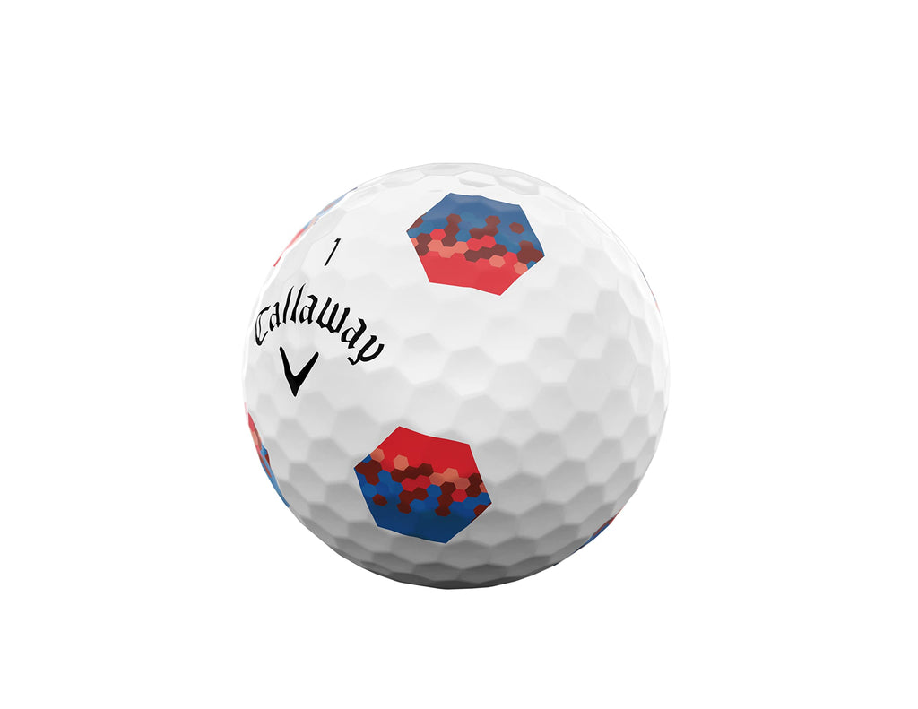 Callaway Golf 2022 Chrome Soft Golf Balls (True Track (Red/Blue)