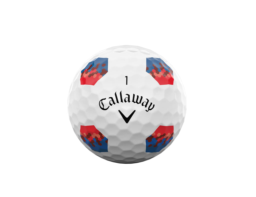 Callaway Golf 2022 Chrome Soft Golf Balls (True Track (Red/Blue)
