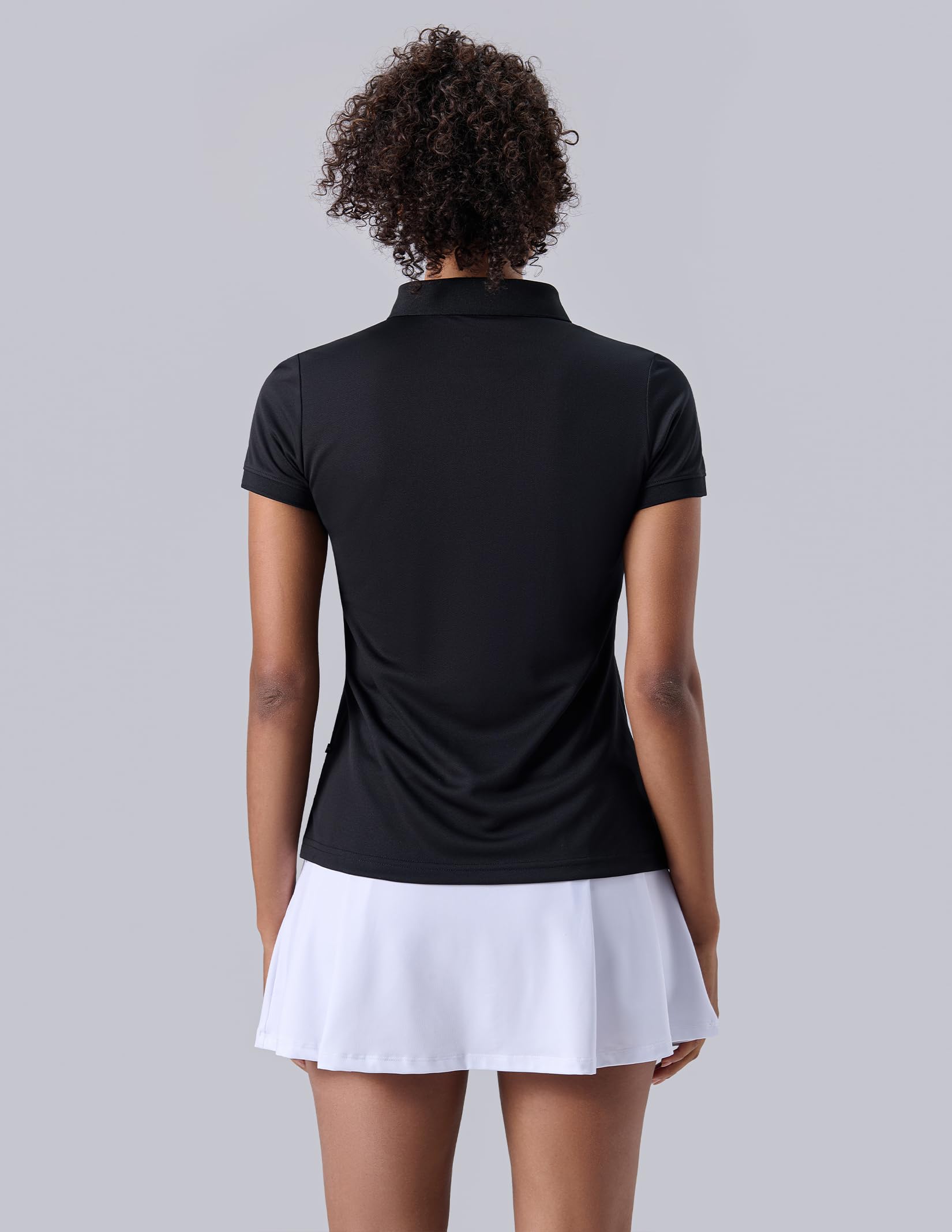 3 Pack Women's Athletic Dry Fit Polo Shirts, Wicking Short Sleeve Collared Golf T Shirt Tennis Tops