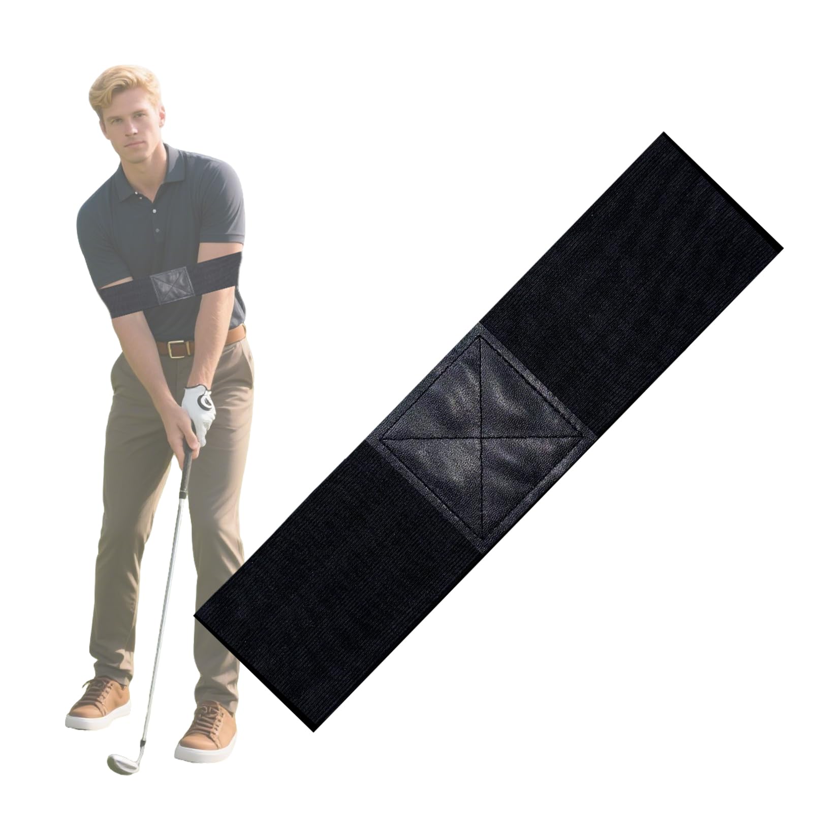 Golf Swing Trainer Aid, Golf Arm Band Training Aid, Golf Swing Band, Golf Connection Band, Golf Training Aid, Connection Band Golf, Swing Correcting Arm Band