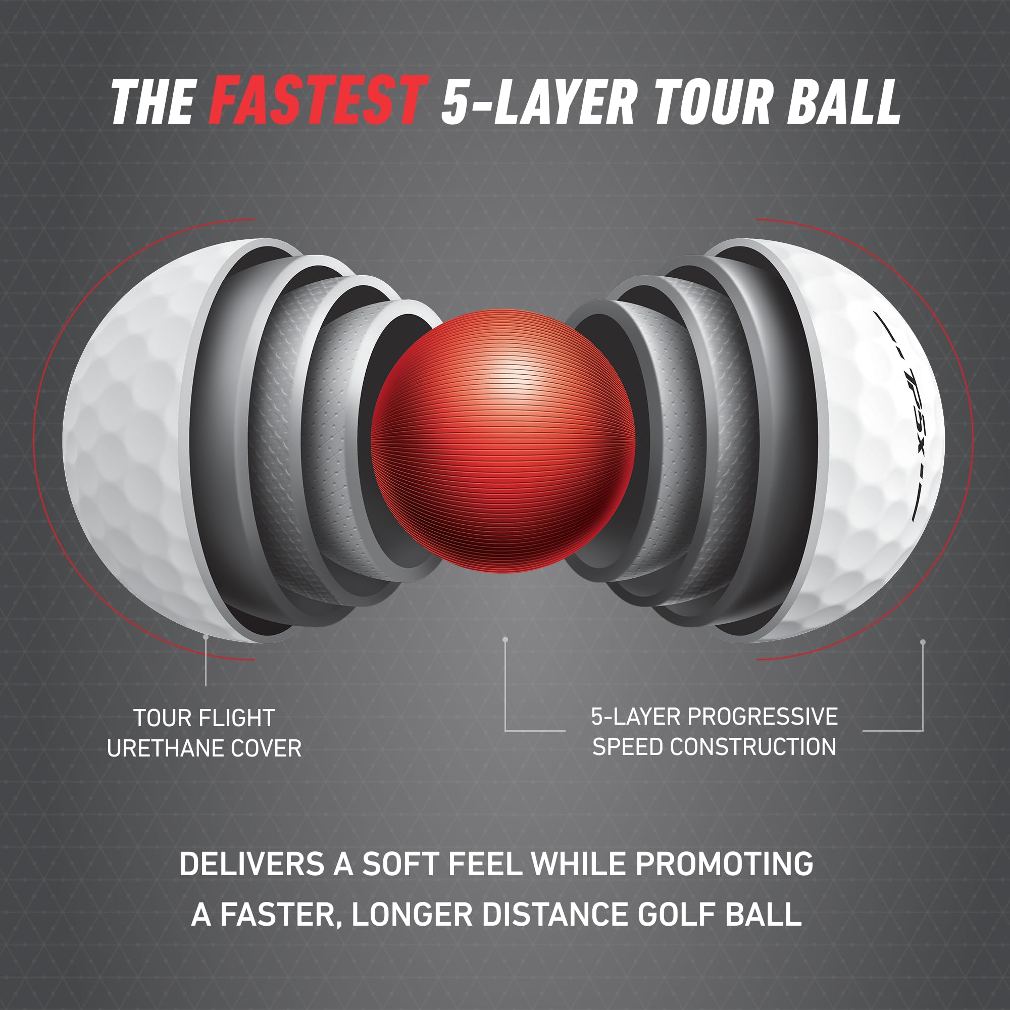 TaylorMade Golf TP5 One Dozen