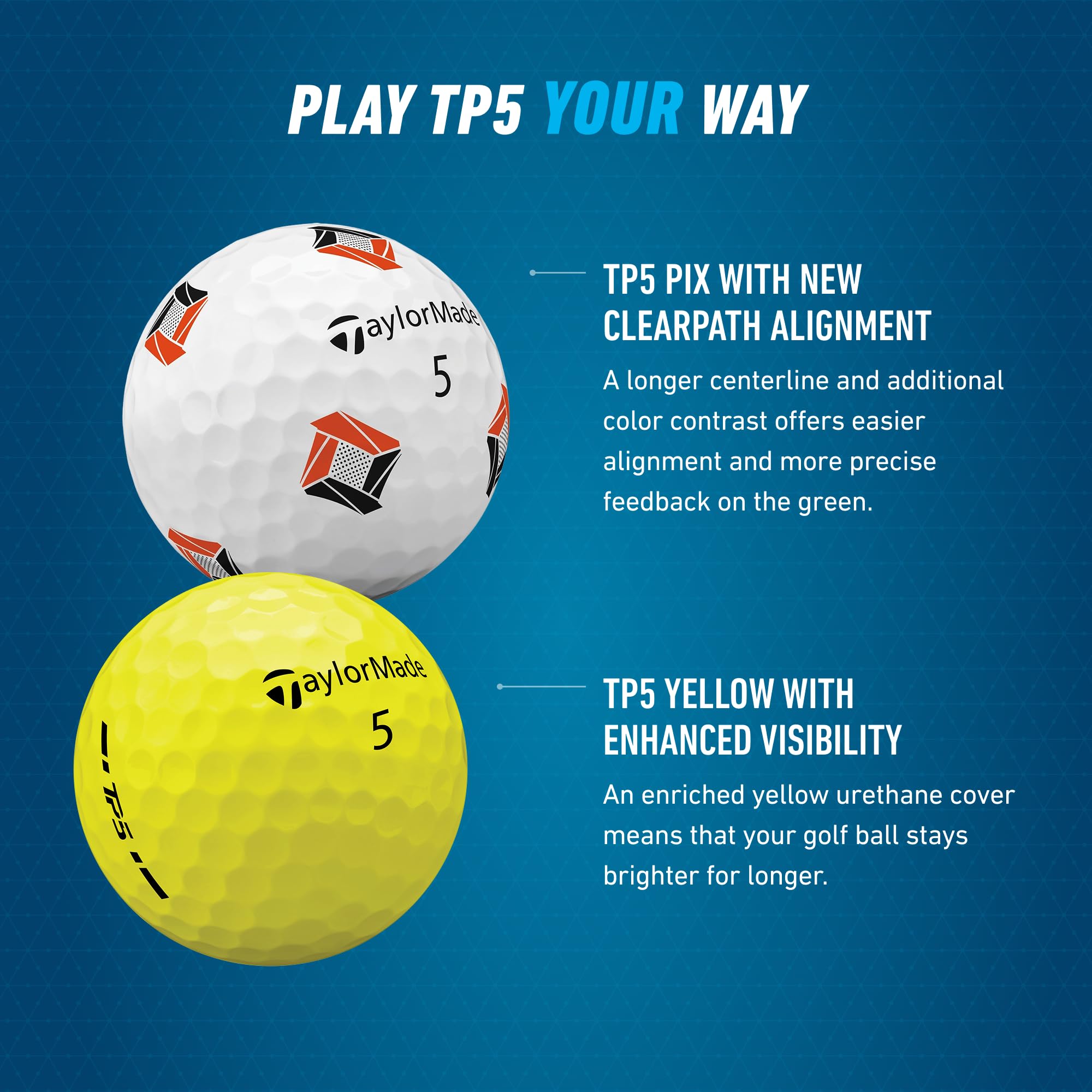 TaylorMade Golf TP5 One Dozen