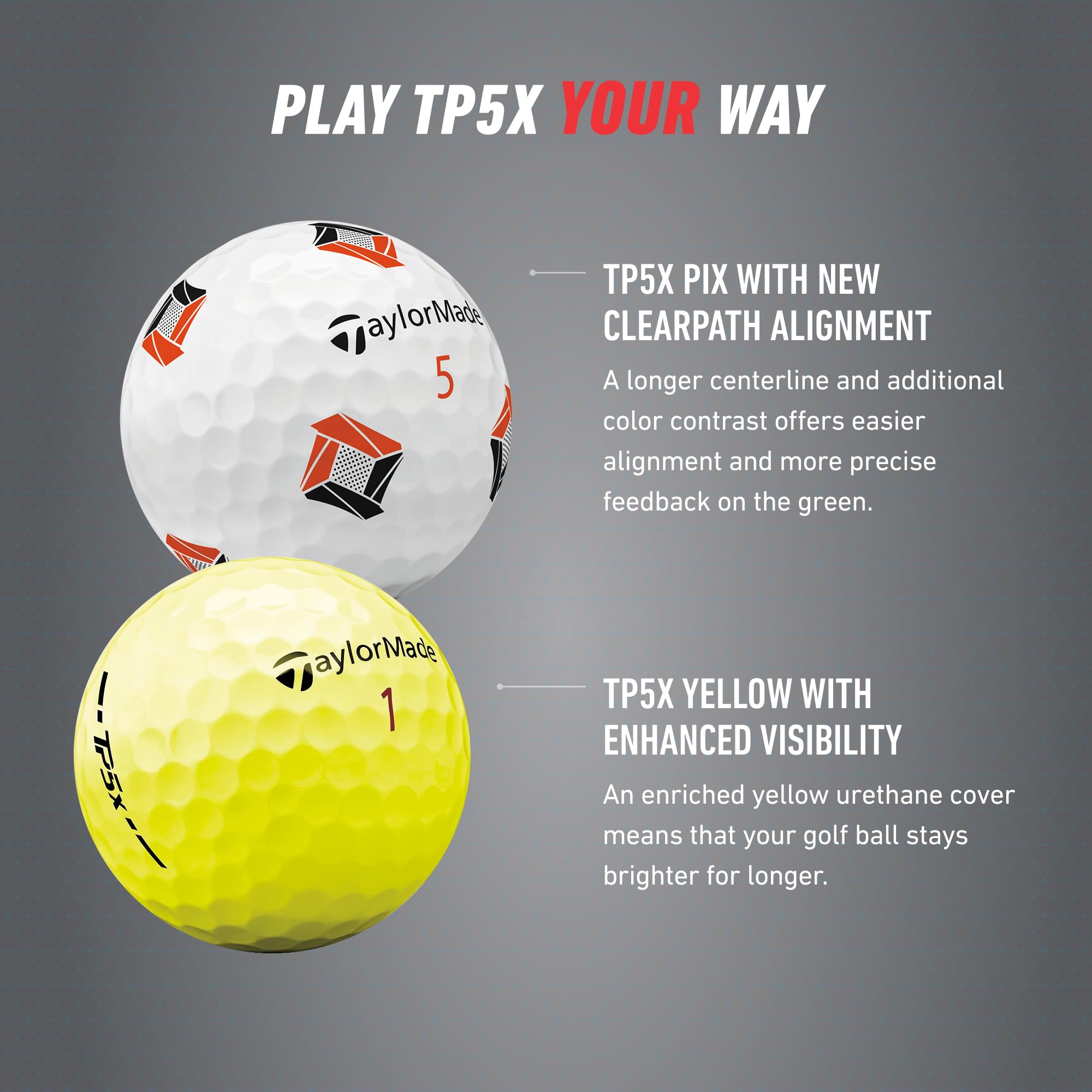 TaylorMade Golf TP5 One Dozen