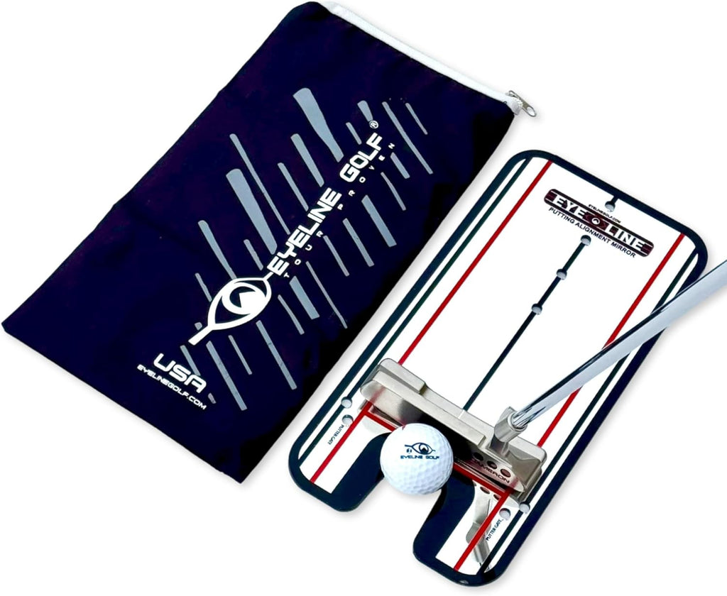 Genuine EyeLine Golf Alignment Putting Mirror - Top Training Aid on The PGA Tour - See Rapid Improvement - Helps Beginner, Junior, and Scratch Golfers