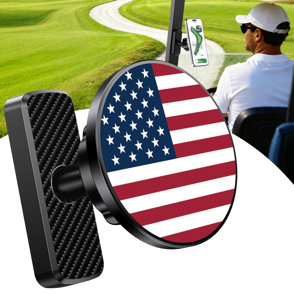 Magnetic Golf Cart Phone Holder, Golf Accessories Gifts for Men Dad Husband Unique, 360° Rotation Phone Mount for Golf Cart, Birthday Golf Gifts for Men Him Boyfriend, Golfers Must Haves Gadgets 2026
