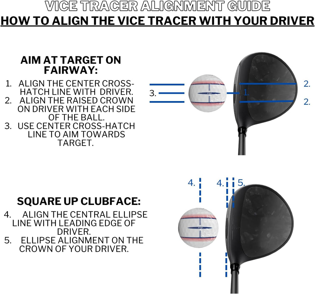 Vice Tracer Golf Balls