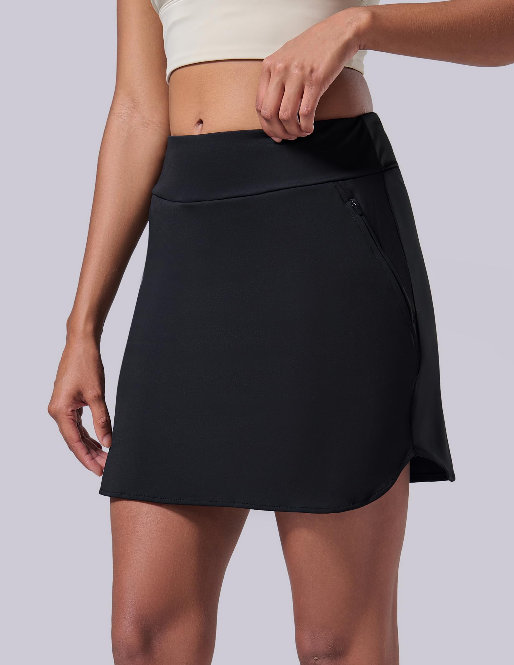 3 Pack Women’s Active Skorts with Pockets High Waist Athletic Skirts with Built-in Shorts for Tennis Golf Workout