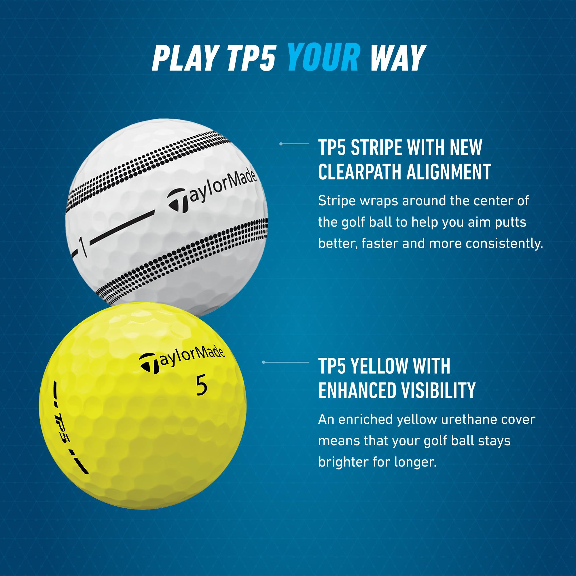 TaylorMade Golf TP5 One Dozen
