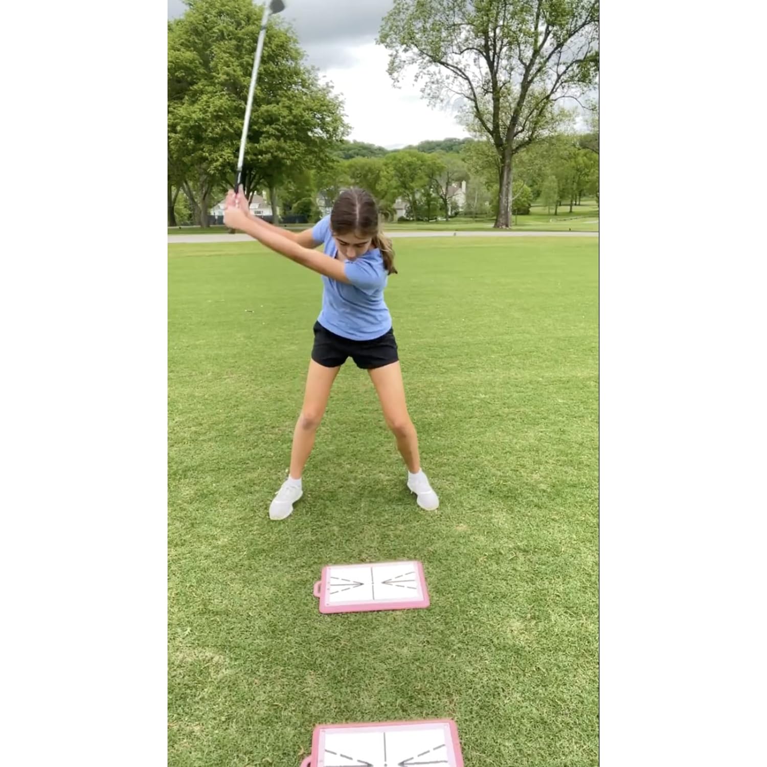 Birdie Mat Pro Premium Swing Training Mat for Analyzing Swing Path and Ball Impact