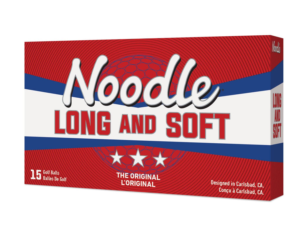 TaylorMade Noodle Long & Soft Golf Balls, Ultra-Soft 34 Compression Core, Great Feel and Increased Spin, Patented Dimple Design for Straighter Flight