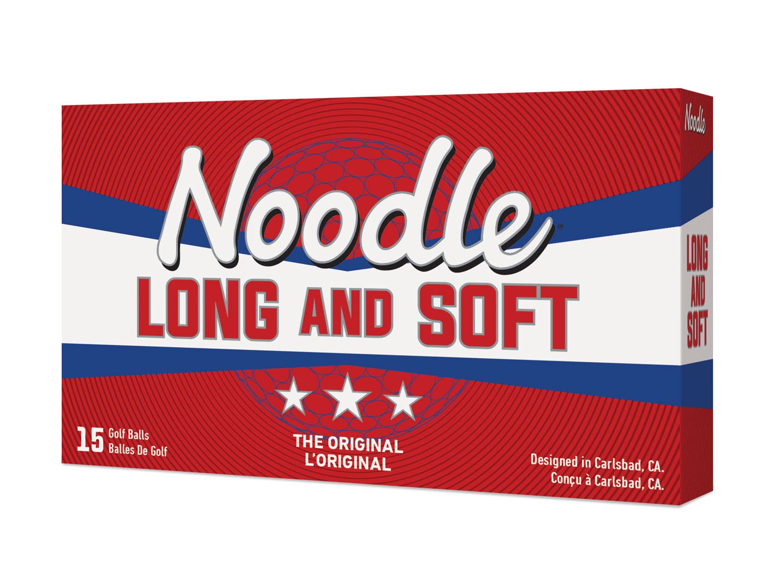 TaylorMade Noodle Long & Soft Golf Balls, Ultra-Soft 34 Compression Core, Great Feel and Increased Spin, Patented Dimple Design for Straighter Flight