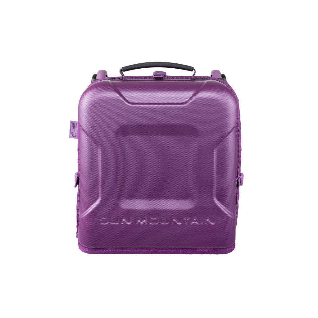 Sun Mountain Kube Golf Travel Bag - 2-Wheel Rolling System, Kube Folding Hard Shell for Easy Storage, Compact Protection & Travel Convenience