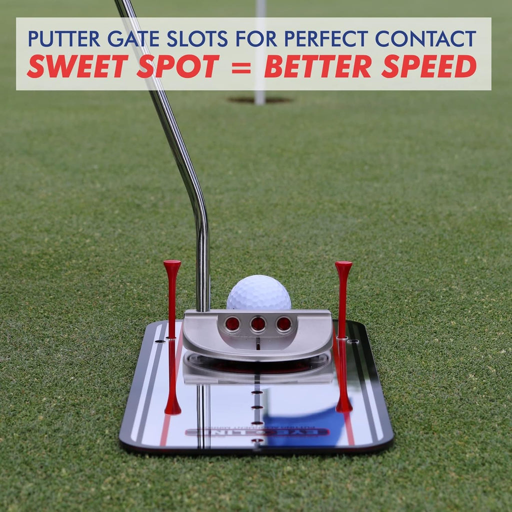 Genuine EyeLine Golf Alignment Putting Mirror - Top Training Aid on The PGA Tour - See Rapid Improvement - Helps Beginner, Junior, and Scratch Golfers