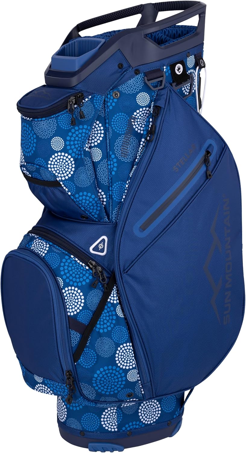 Sun Mountain Women's Stellar Lightweight Cart Golf Bag 14-Way Top - 2025 Model