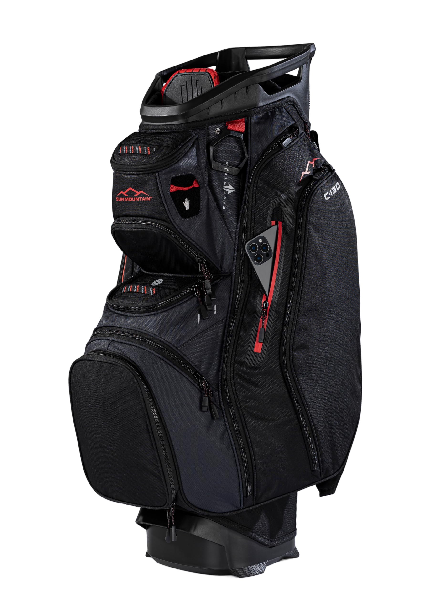 Sun Mountain Men's C130 Lightweight Cart Golf Bag 14-Way Top - 2026 Model