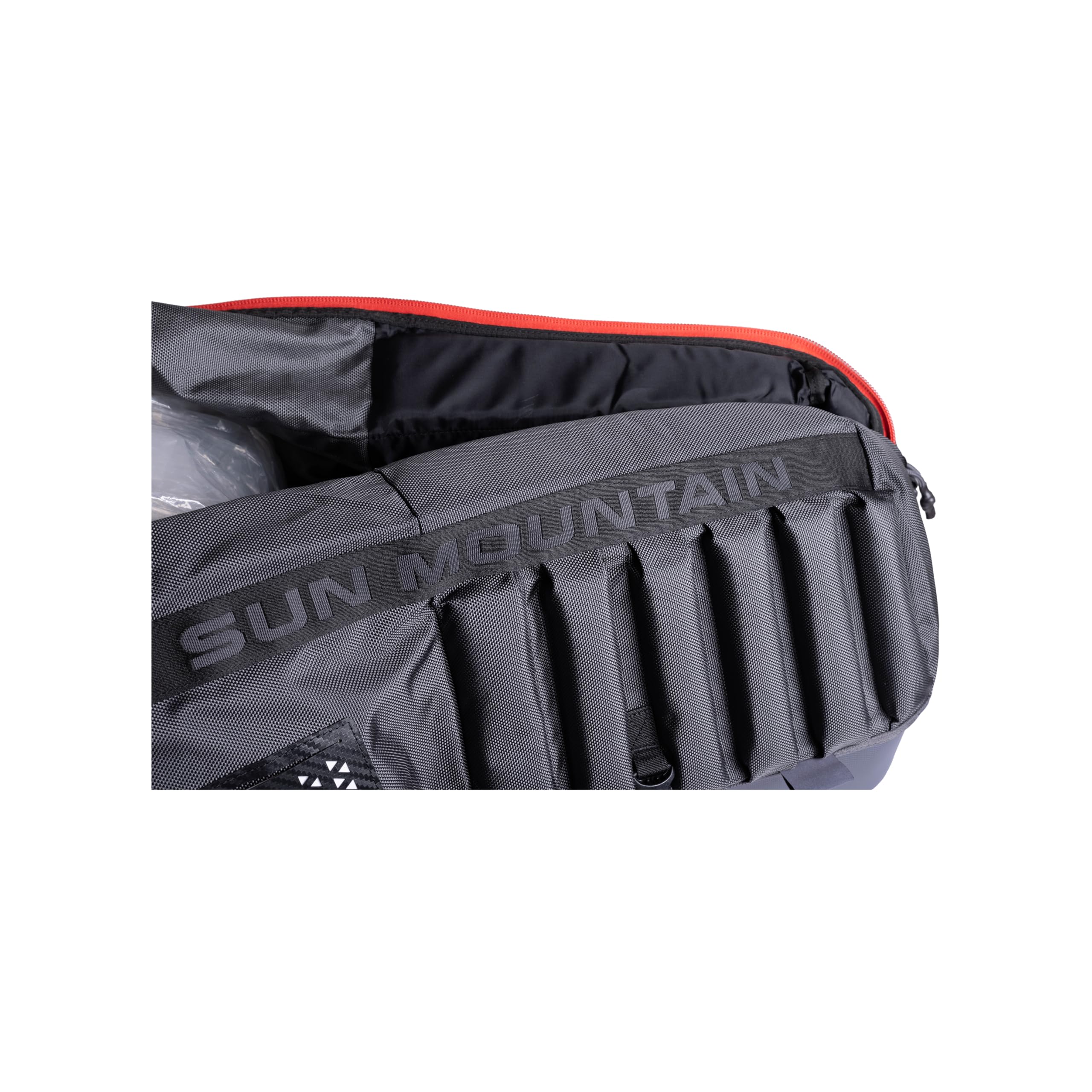 Sun Mountain Kube Golf Travel Bag - 2-Wheel Rolling System, Kube Folding Hard Shell for Easy Storage, Compact Protection & Travel Convenience