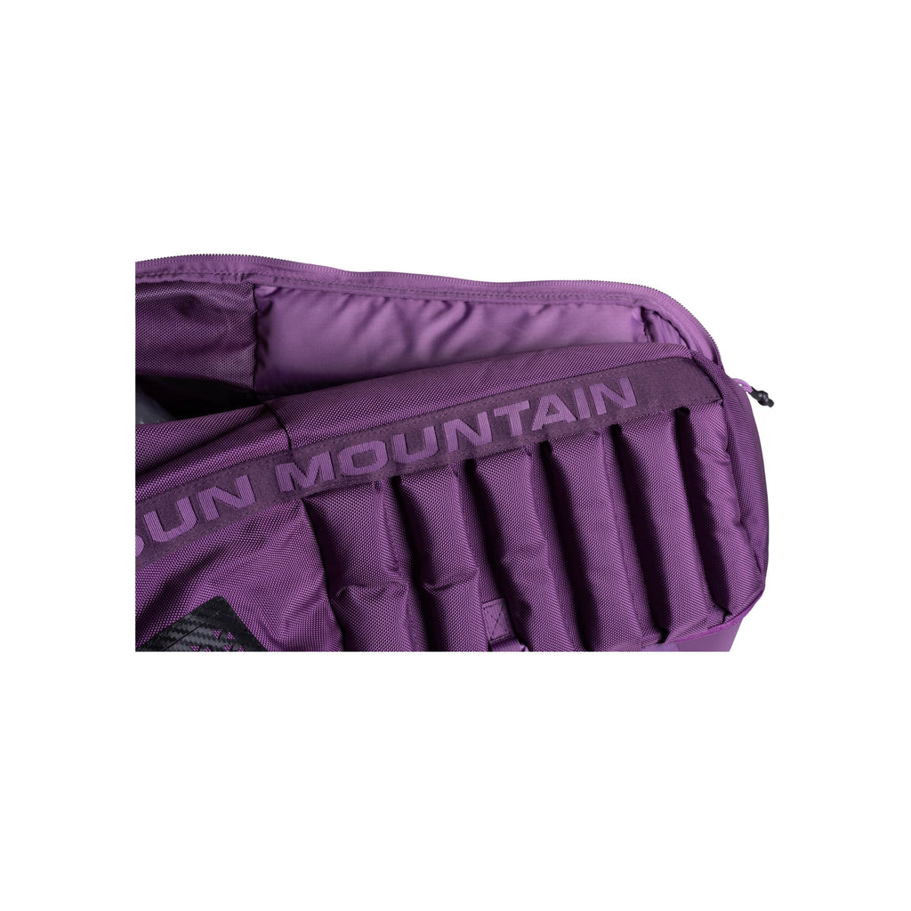 Sun Mountain Kube Golf Travel Bag - 2-Wheel Rolling System, Kube Folding Hard Shell for Easy Storage, Compact Protection & Travel Convenience