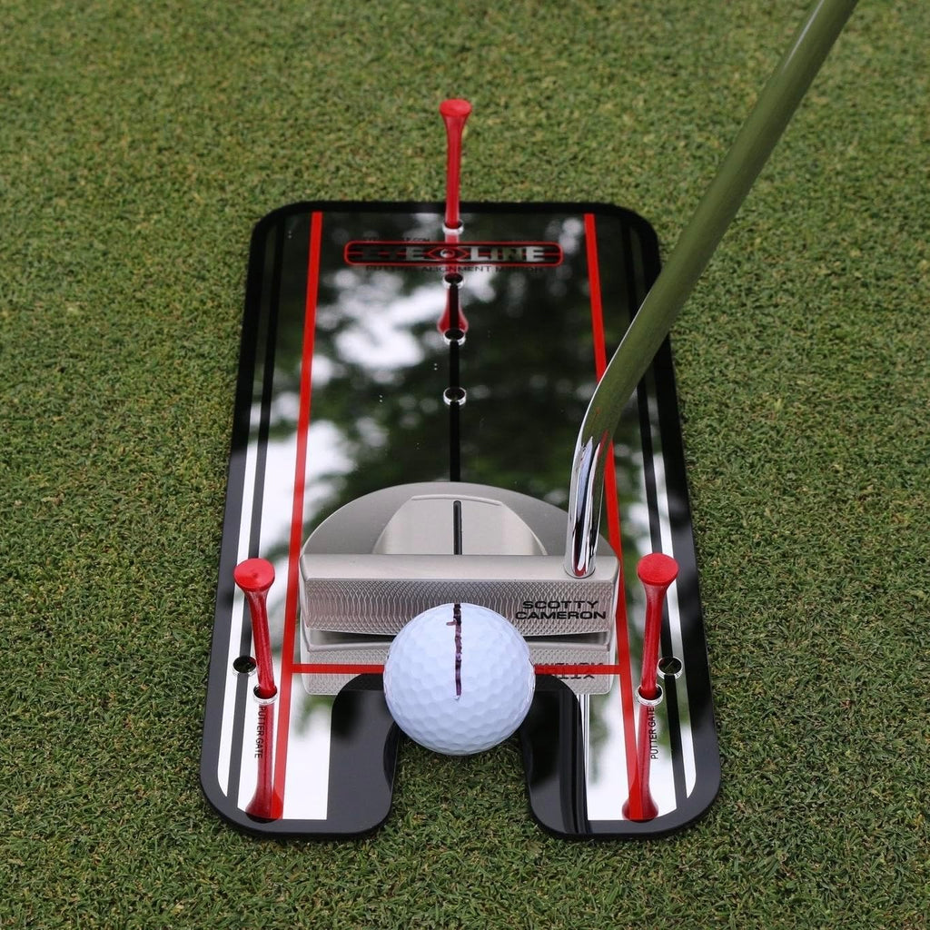 Genuine EyeLine Golf Alignment Putting Mirror - Top Training Aid on The PGA Tour - See Rapid Improvement - Helps Beginner, Junior, and Scratch Golfers