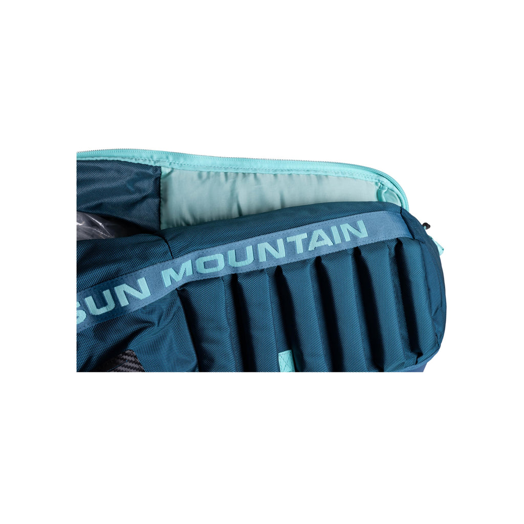 Sun Mountain Kube Golf Travel Bag - 2-Wheel Rolling System, Kube Folding Hard Shell for Easy Storage, Compact Protection & Travel Convenience