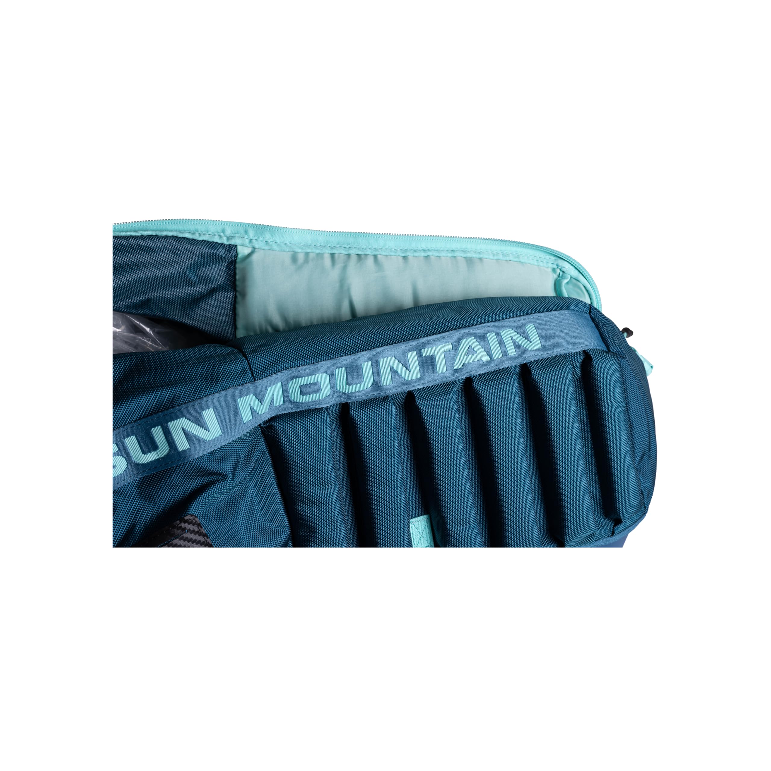 Sun Mountain Kube Golf Travel Bag - 2-Wheel Rolling System, Kube Folding Hard Shell for Easy Storage, Compact Protection & Travel Convenience