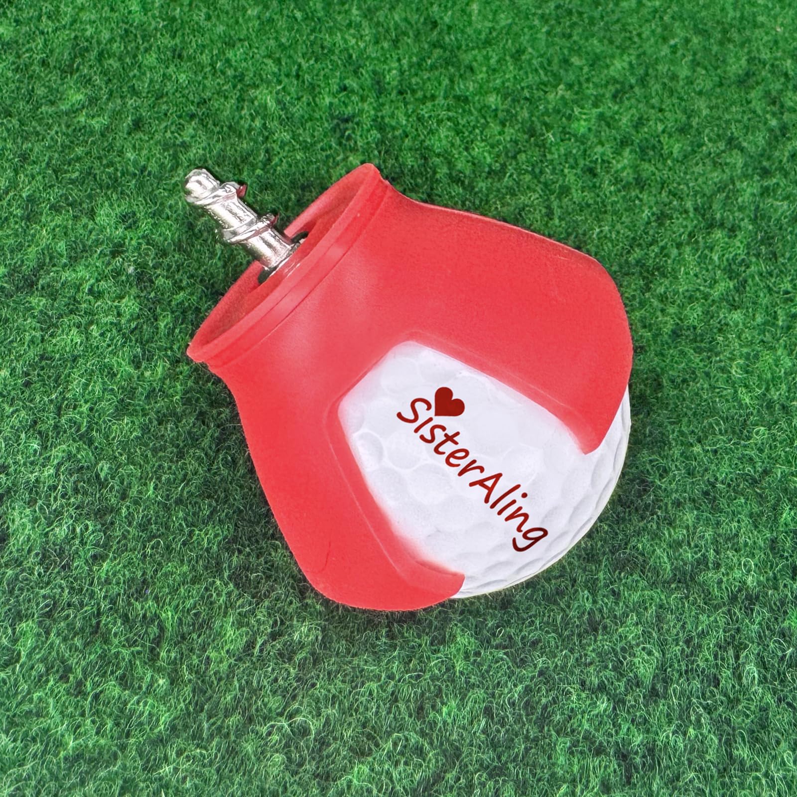 3-Prong Golf Ball Retriever Grabber Pick Up,Back Saver Claw Put On Putter Grip,Suction Cup Ball Grabber,Sucker for Golf Screws Tool