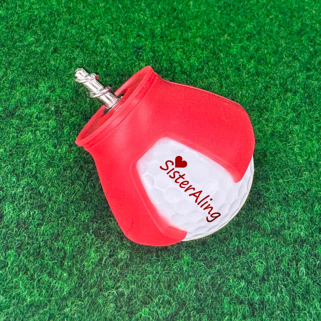 3-Prong Golf Ball Retriever Grabber Pick Up,Back Saver Claw Put On Putter Grip,Suction Cup Ball Grabber,Sucker for Golf Screws Tool