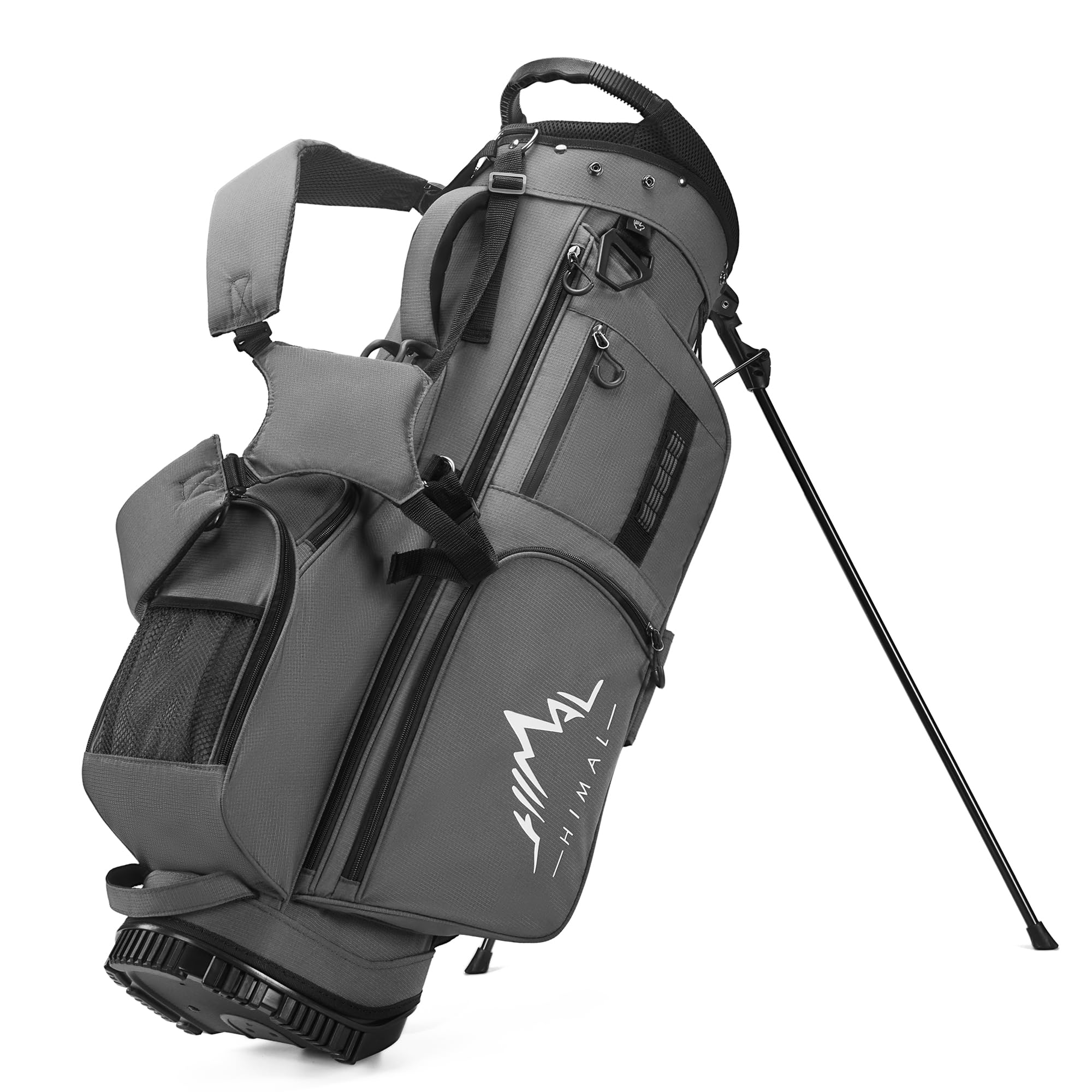 Golf Stand Bag with 7 Way Top Dividers, Lightweight Golf Bags for Men Women with Multiple Pockets, Dual Straps