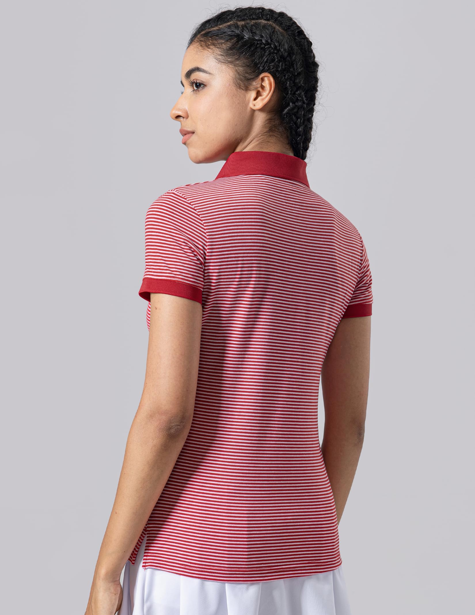 3 Pack Women's Athletic Dry Fit Polo Shirts, Wicking Short Sleeve Collared Golf T Shirt Tennis Tops