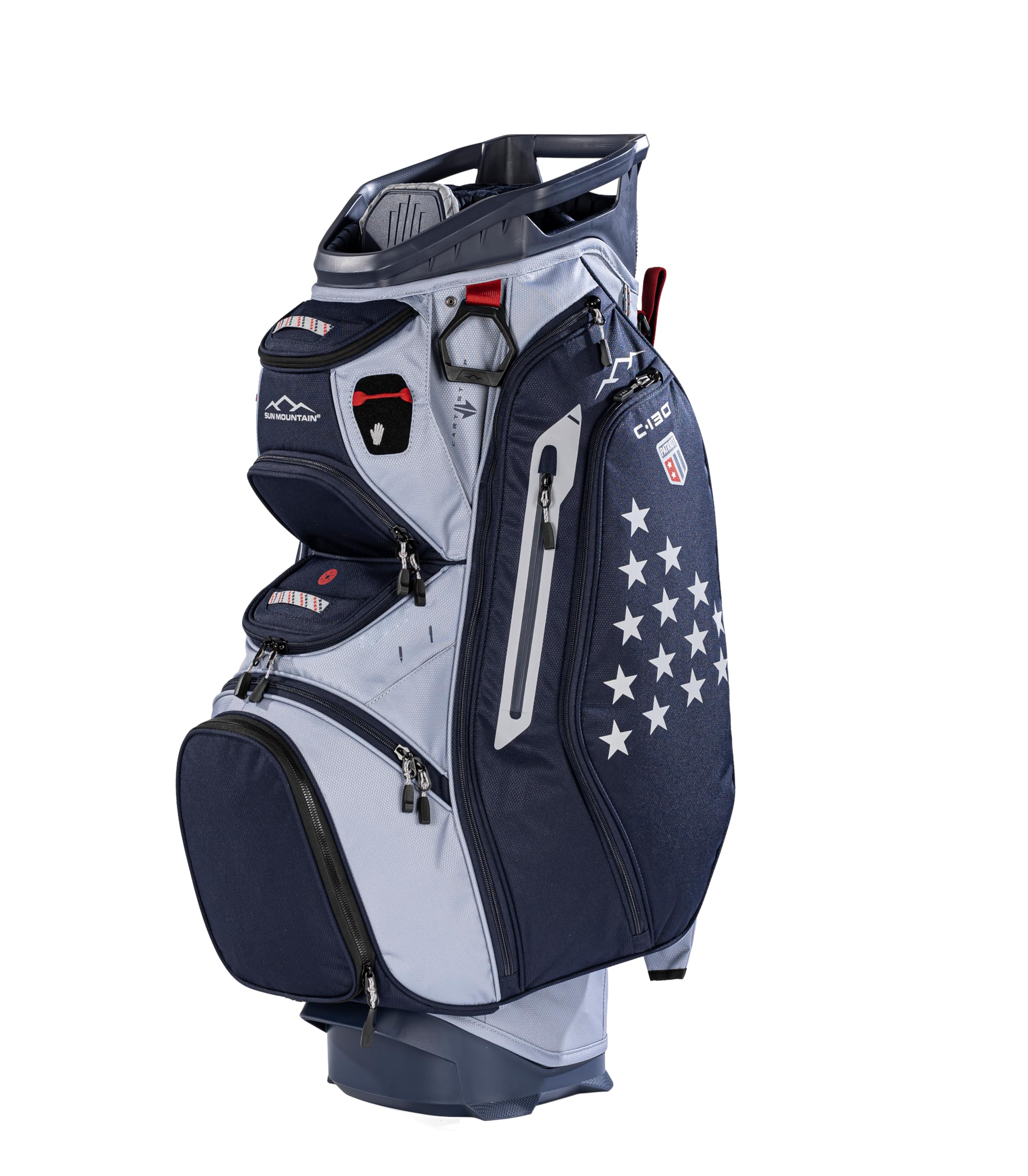Sun Mountain Men's C130 Lightweight Cart Golf Bag 14-Way Top - 2026 Model