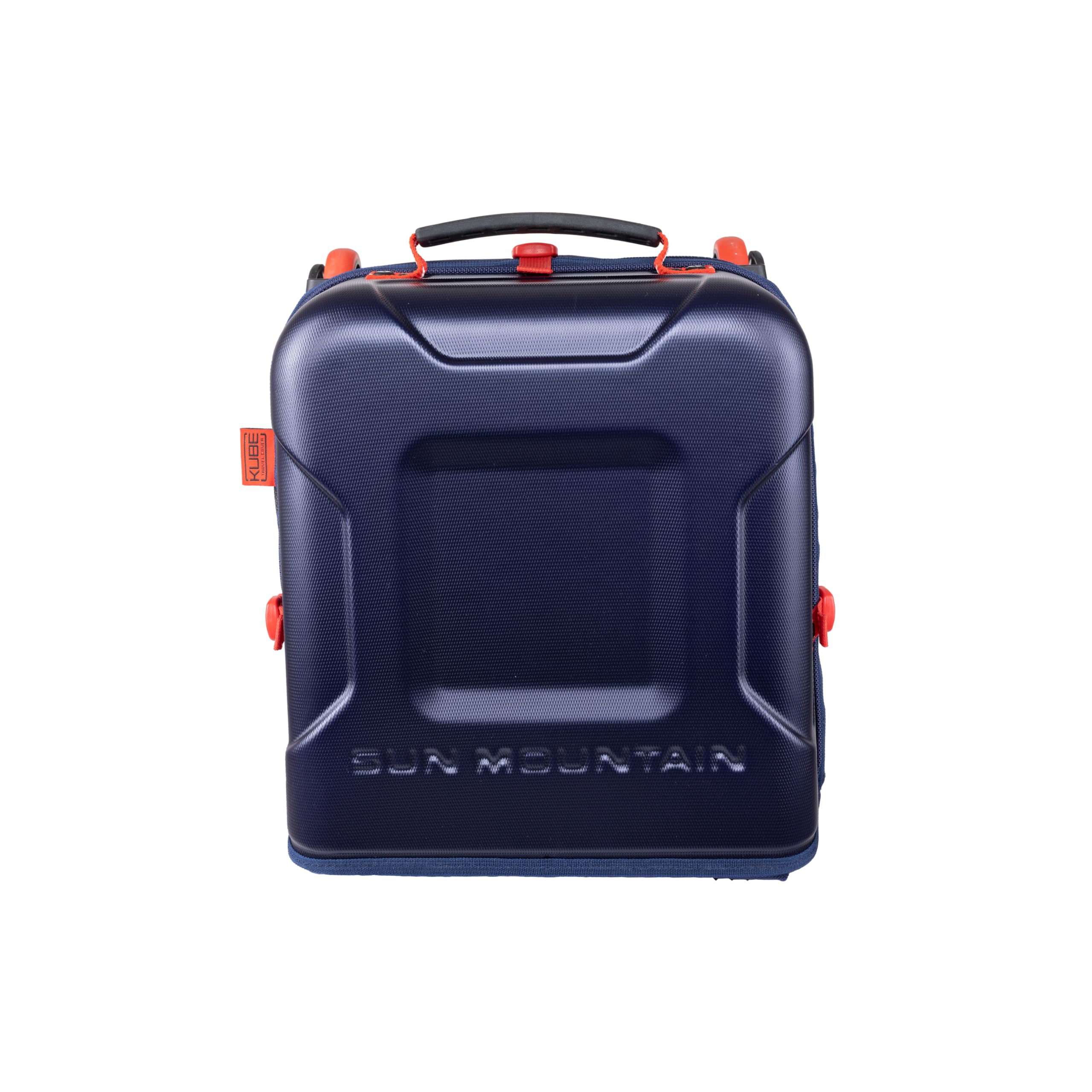 Sun Mountain Kube Golf Travel Bag - 2-Wheel Rolling System, Kube Folding Hard Shell for Easy Storage, Compact Protection & Travel Convenience
