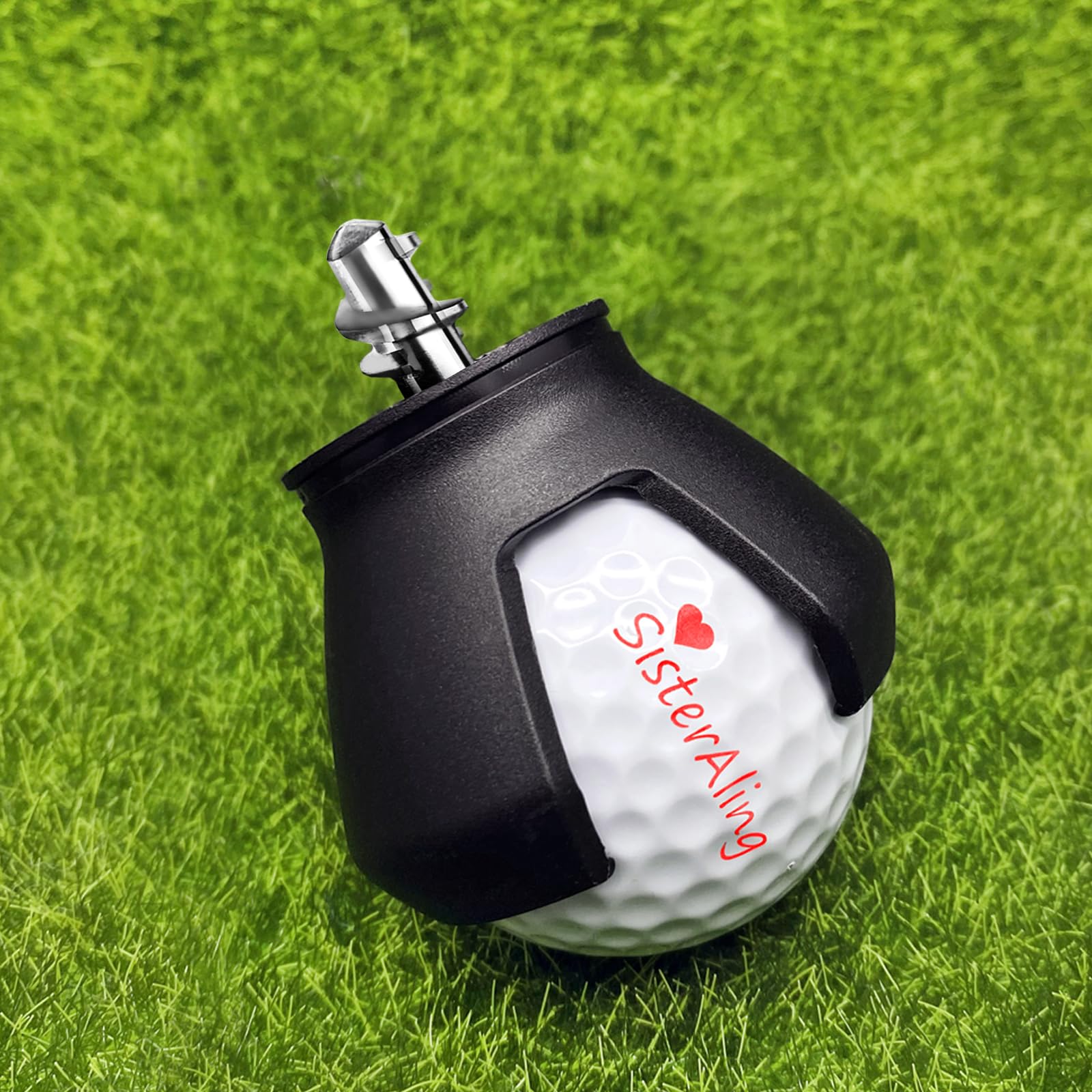 3-Prong Golf Ball Retriever Grabber Pick Up,Back Saver Claw Put On Putter Grip,Suction Cup Ball Grabber,Sucker for Golf Screws Tool