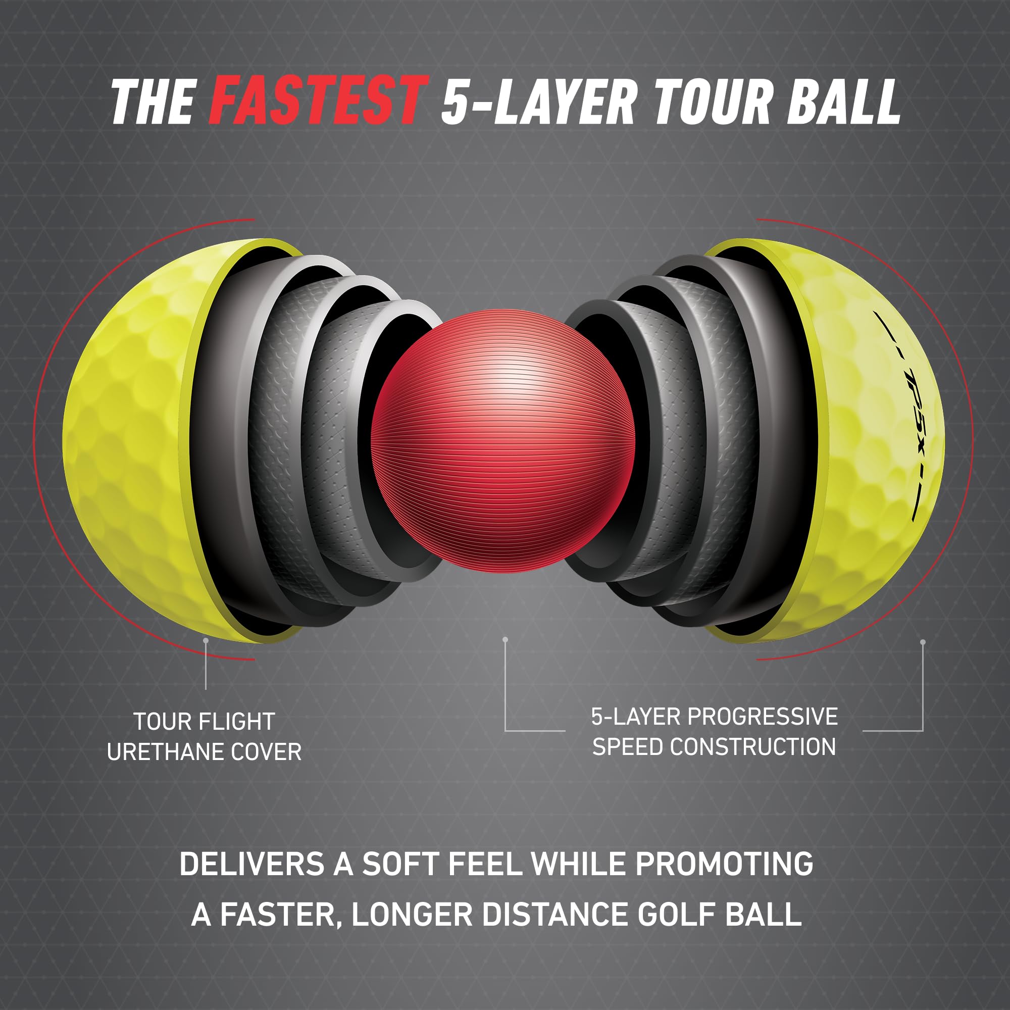 TaylorMade Golf TP5 One Dozen