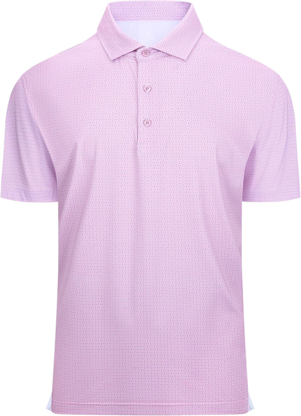 Alex Vando Mens Golf Shirt Moisture Wicking Classic Print Golf Shirts for Men