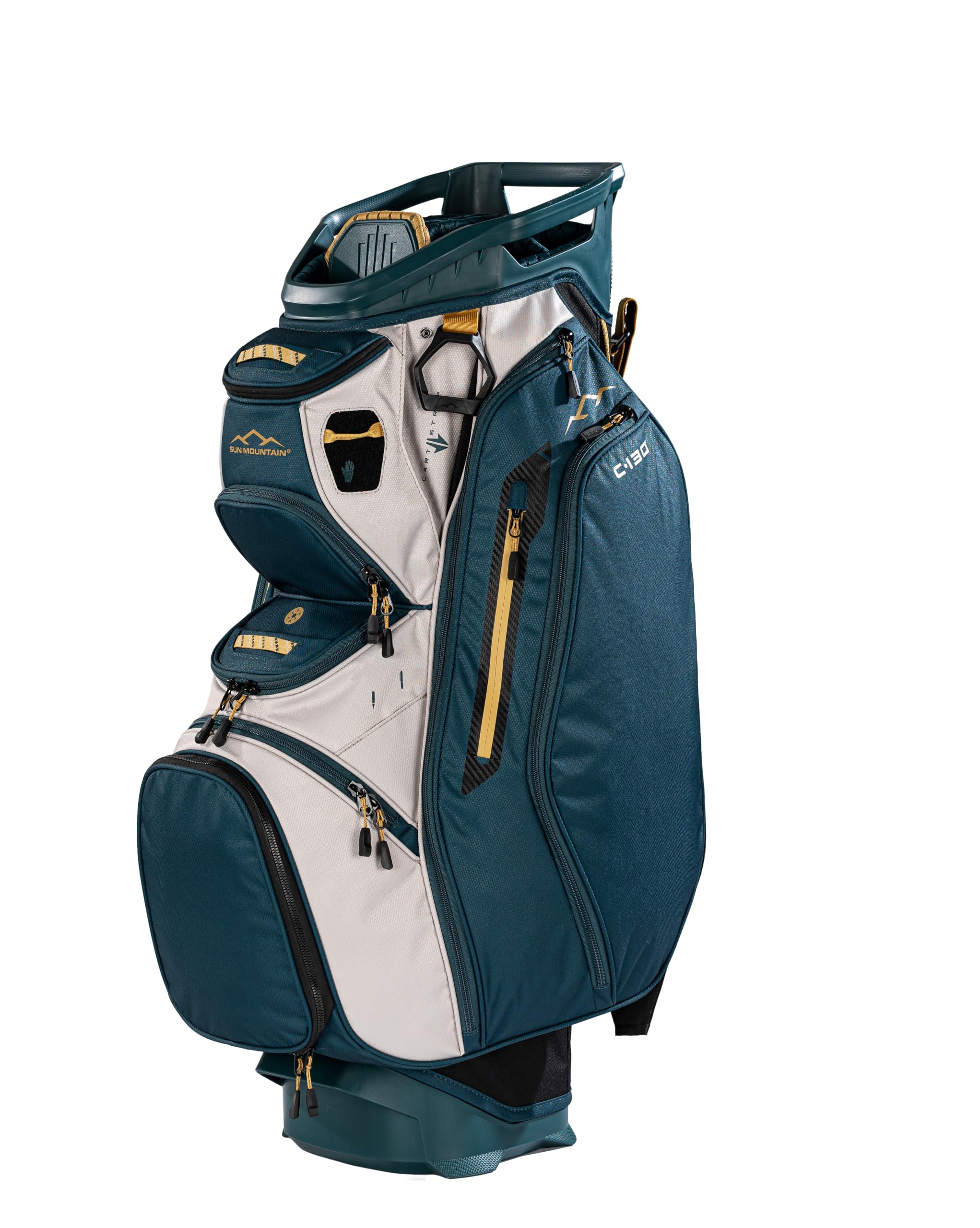 Sun Mountain Men's C130 Lightweight Cart Golf Bag 14-Way Top - 2026 Model