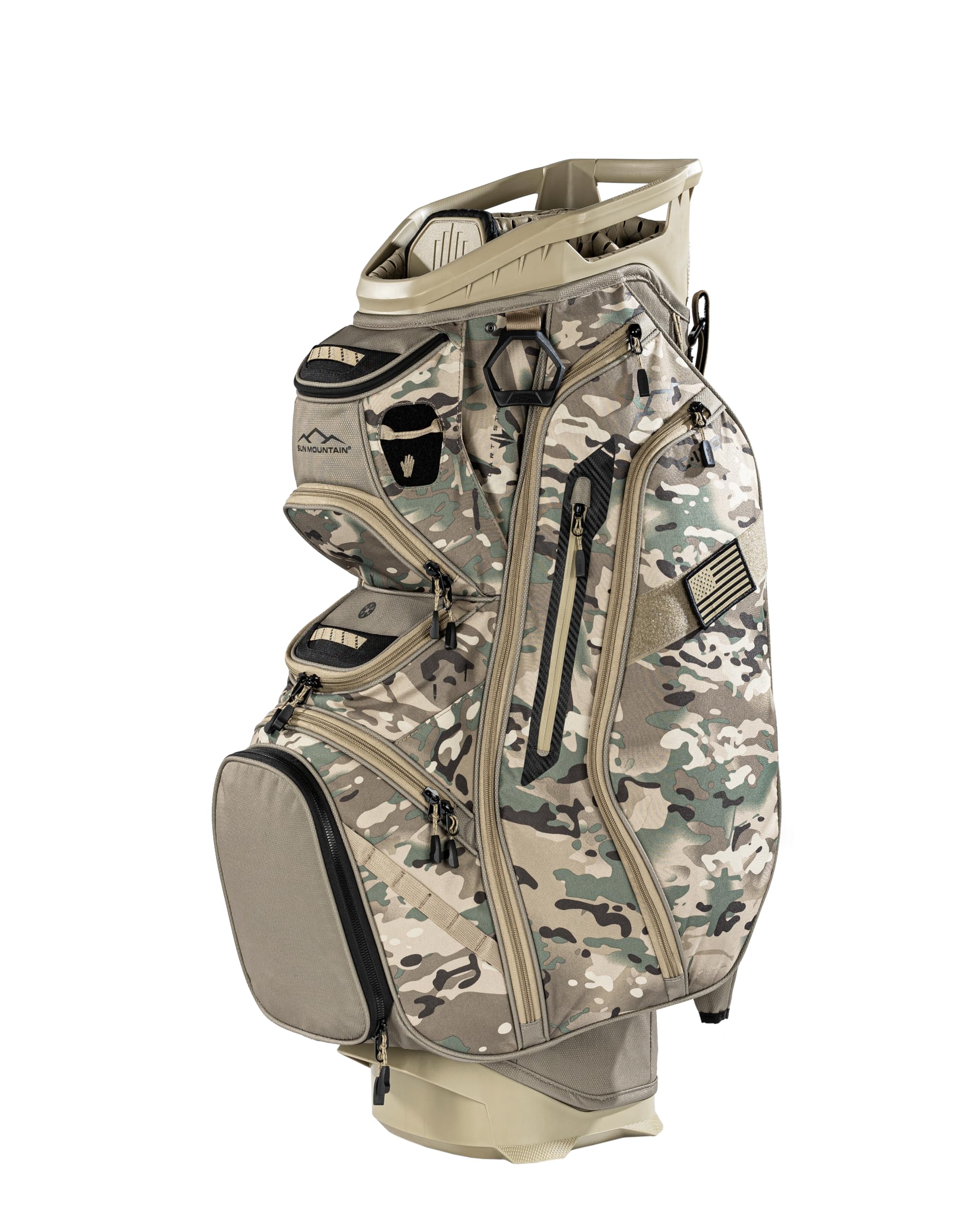 Sun Mountain Men's C130 Lightweight Cart Golf Bag 14-Way Top - 2026 Model