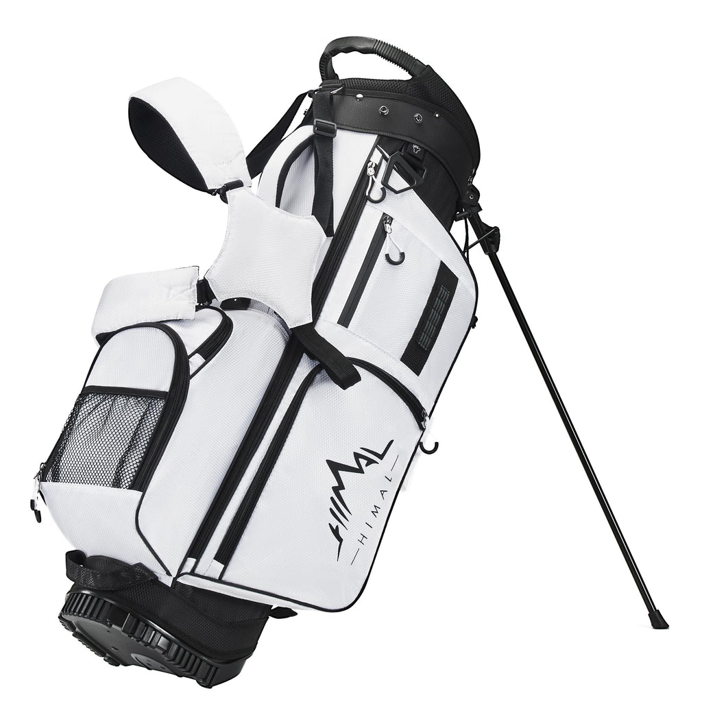 Golf Stand Bag with 7 Way Top Dividers, Lightweight Golf Bags for Men Women with Multiple Pockets, Dual Straps