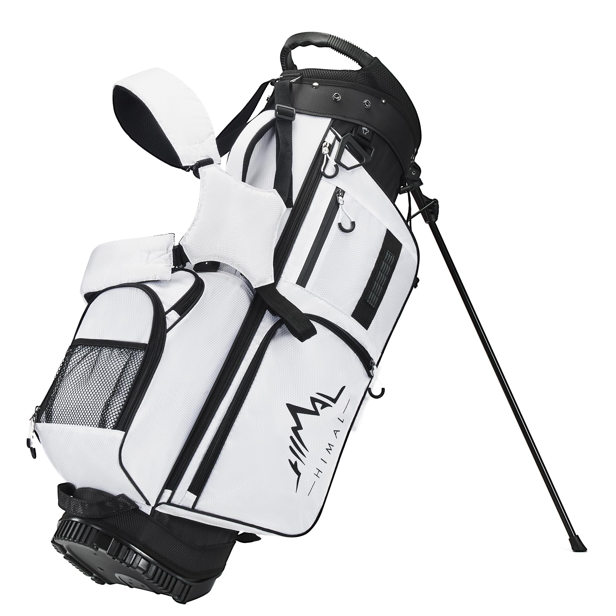 Golf Stand Bag with 7 Way Top Dividers, Lightweight Golf Bags for Men Women with Multiple Pockets, Dual Straps