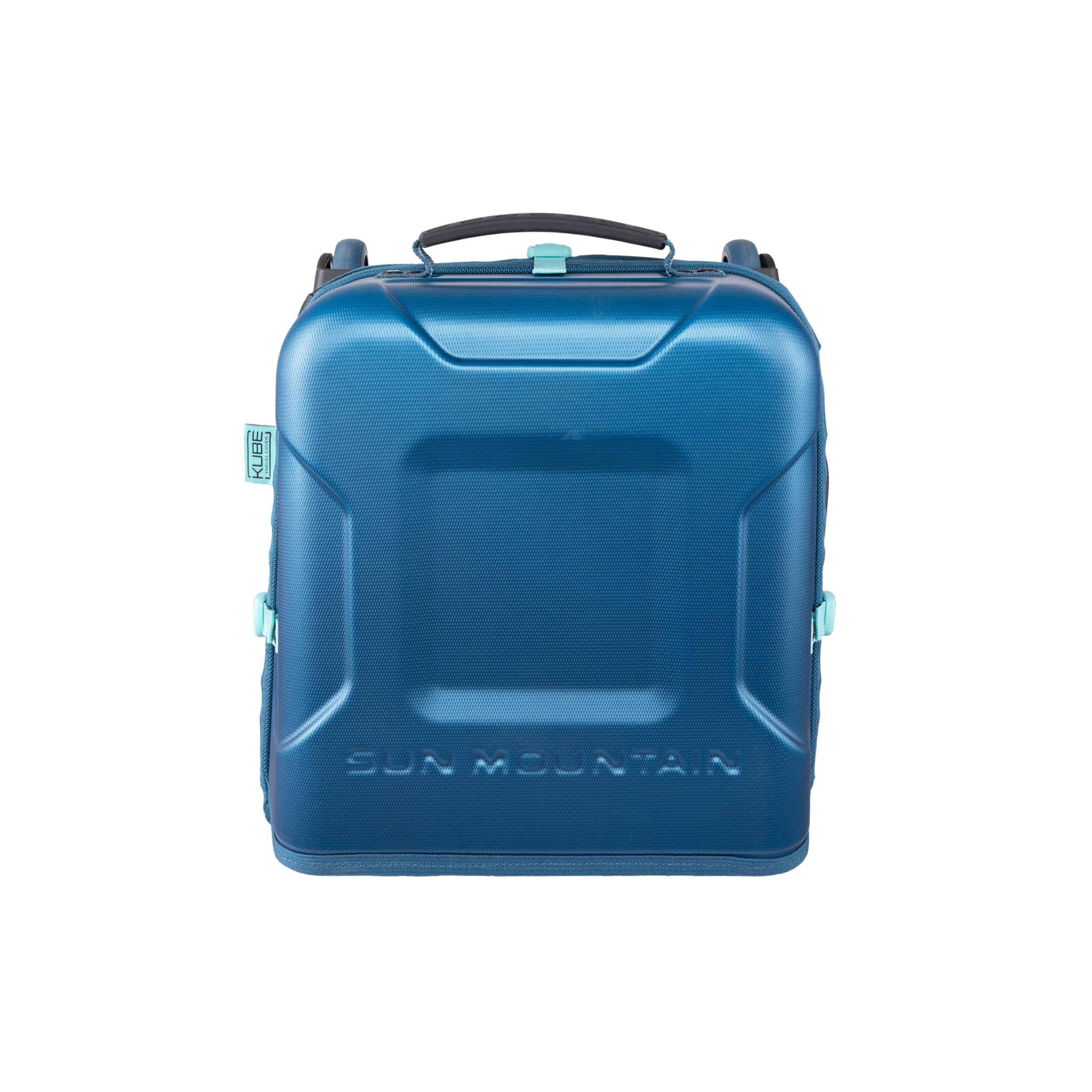 Sun Mountain Kube Golf Travel Bag - 2-Wheel Rolling System, Kube Folding Hard Shell for Easy Storage, Compact Protection & Travel Convenience