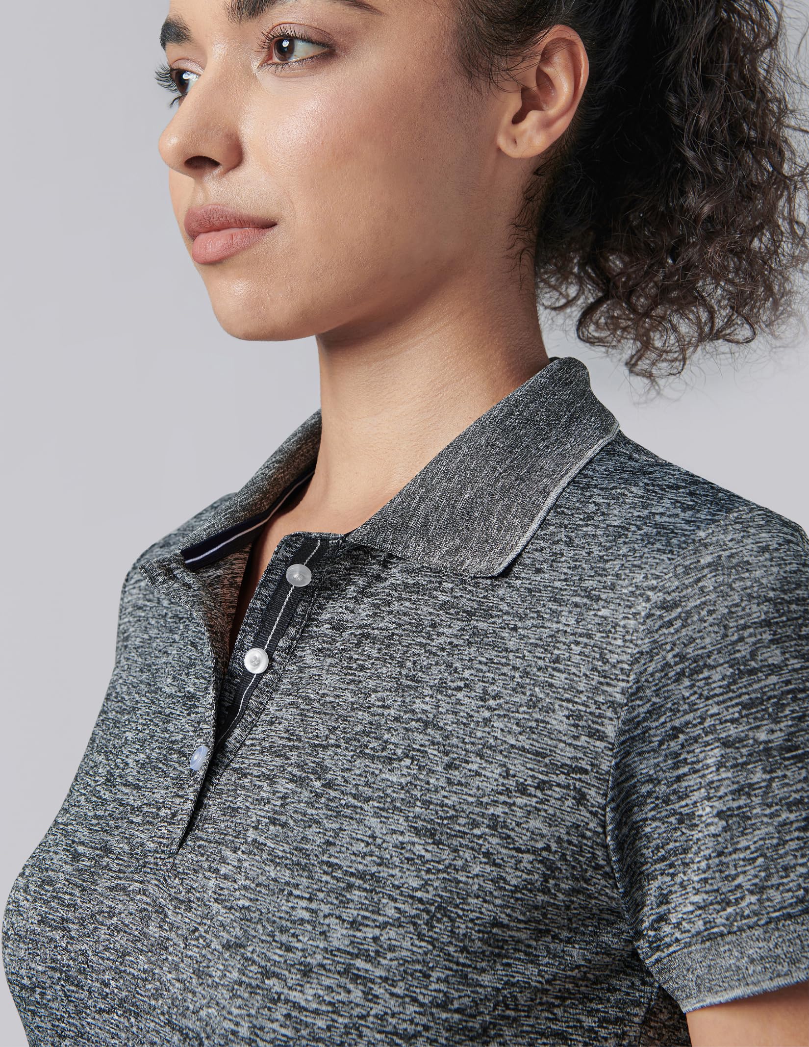 3 Pack Women's Athletic Dry Fit Polo Shirts, Wicking Short Sleeve Collared Golf T Shirt Tennis Tops