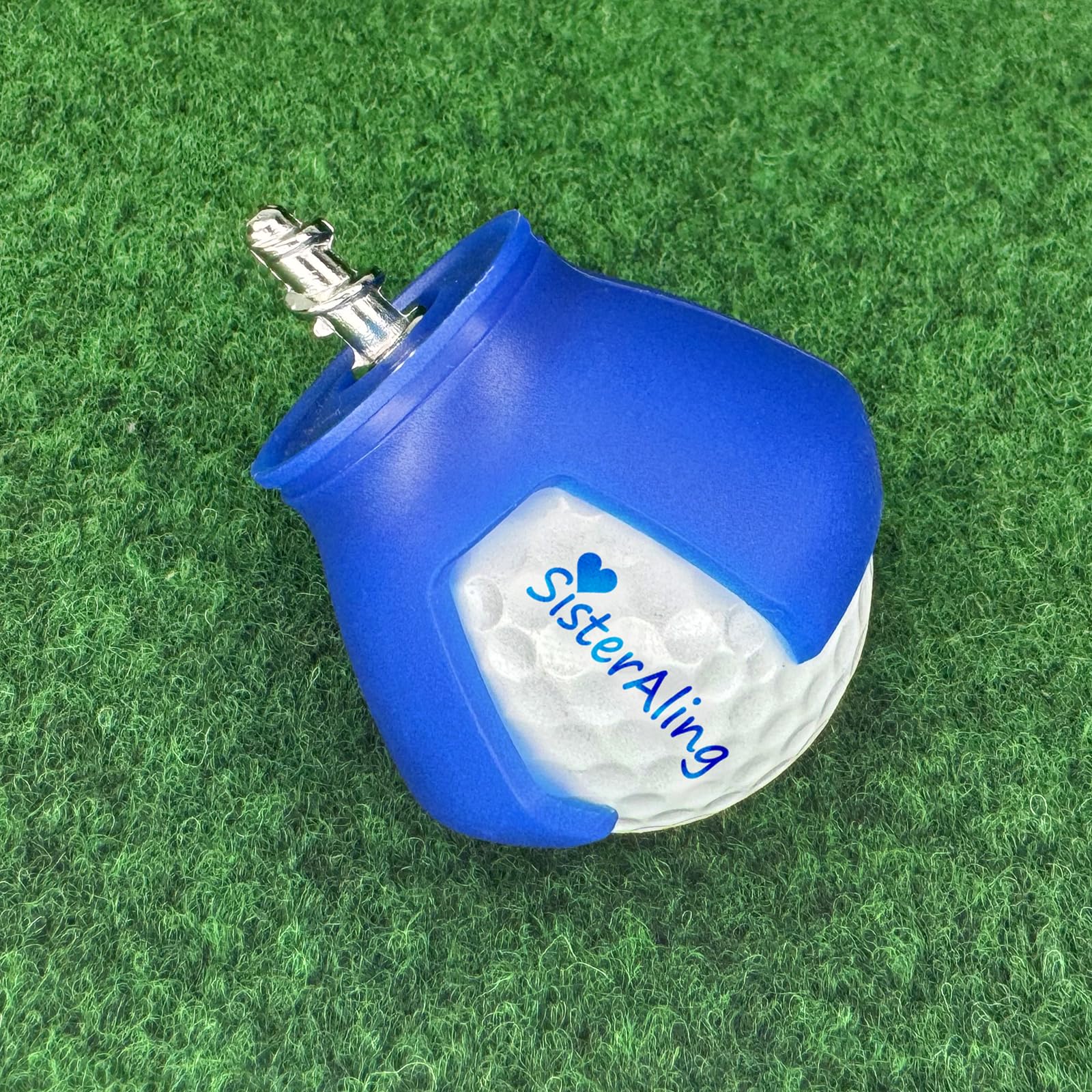 3-Prong Golf Ball Retriever Grabber Pick Up,Back Saver Claw Put On Putter Grip,Suction Cup Ball Grabber,Sucker for Golf Screws Tool