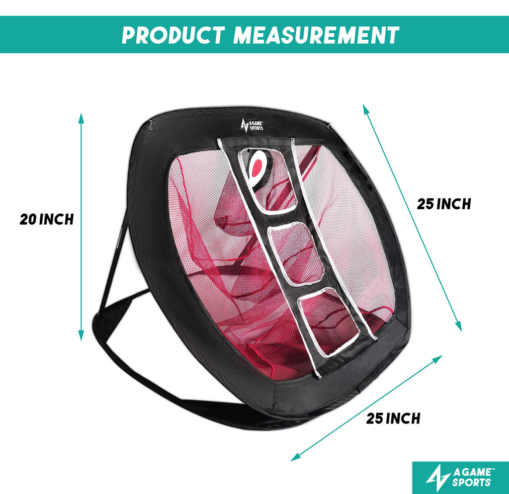 Golf Chipping Net with Mat - Practice Net for Backyard & Indoor/Outdoor Swing Training