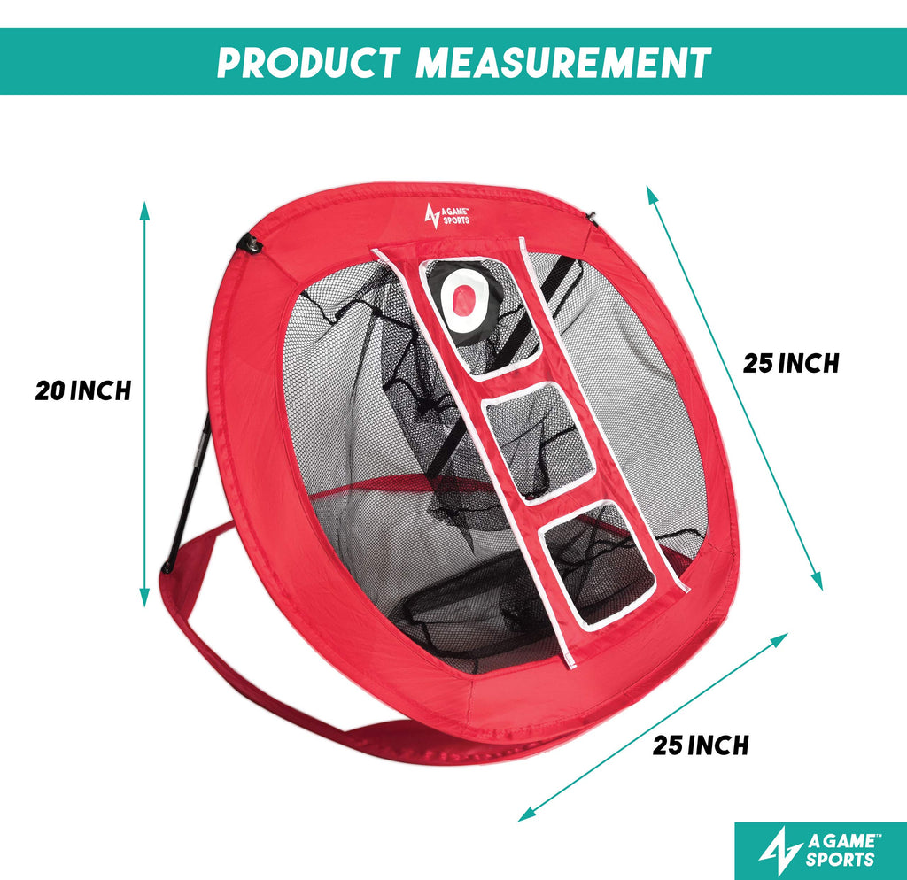 Golf Chipping Net with Mat - Practice Net for Backyard & Indoor/Outdoor Swing Training