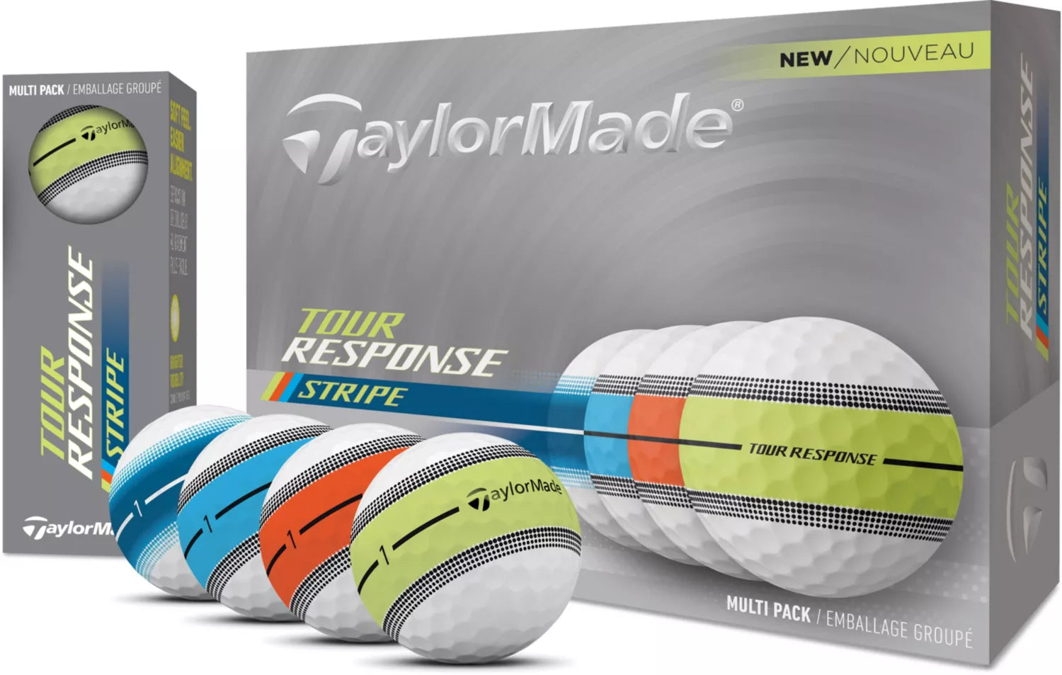 TaylorMade 2025 Tour Response Multicolor Golf Balls