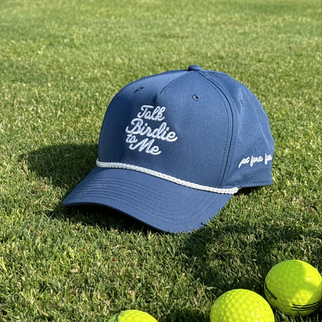 Talk Birdie to Me Embroidered Golf Hat for Women